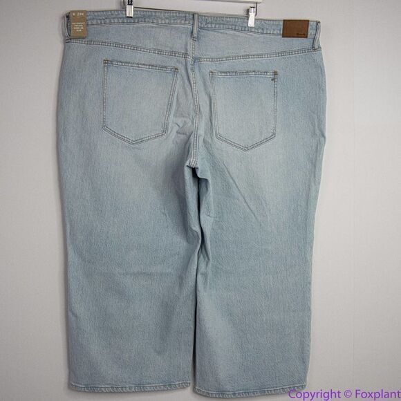 NEW Madewell‎ Plus Perfect Vintage Wide-Leg Crop Jean in Edmunds Wash, 28W - Picture 8 of 16